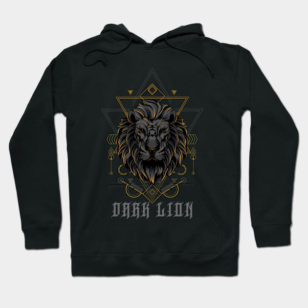 Dark Lion Hoodie by Sanworld